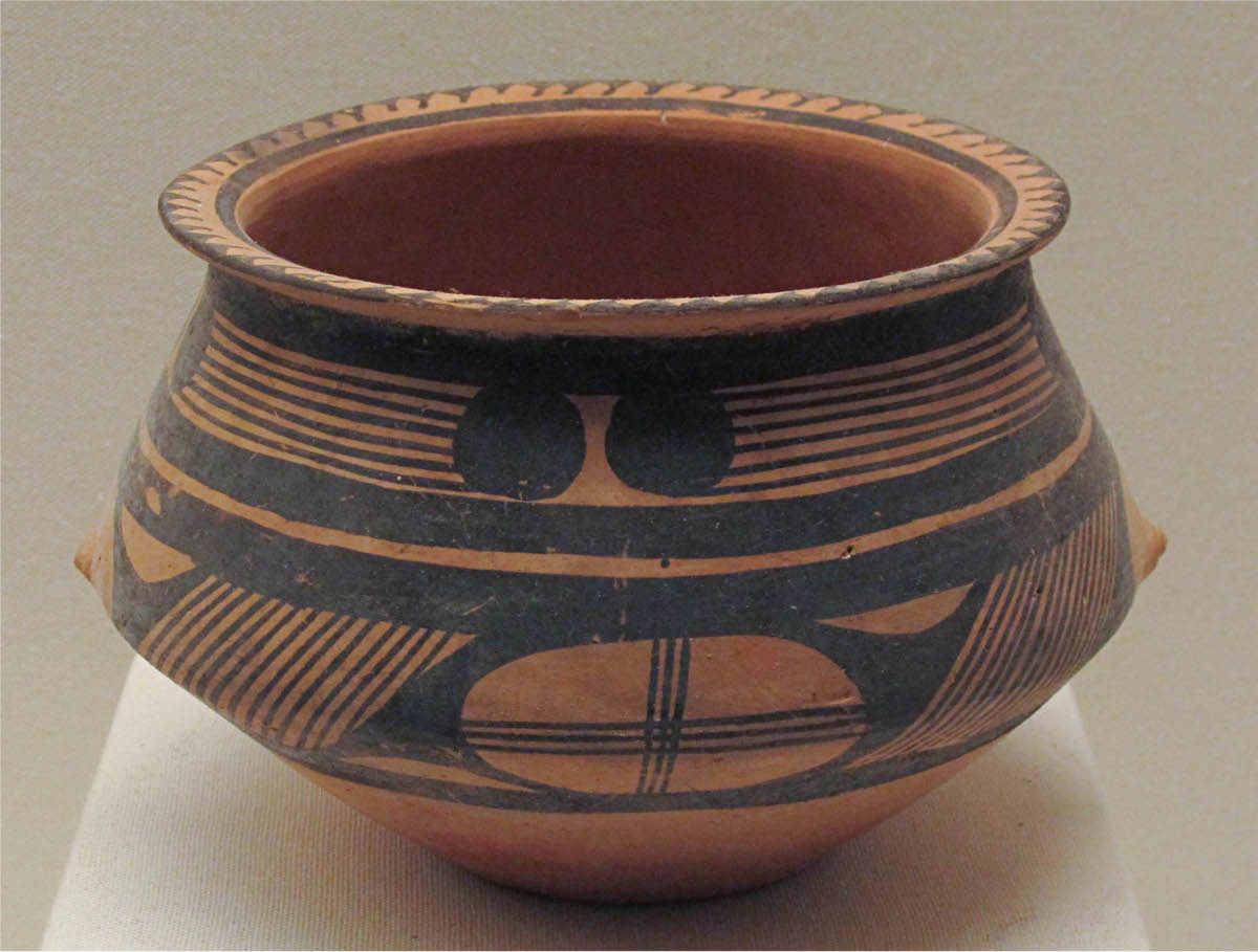 Majiayao-culture. Painted earthenwear bowl. Museum für Asiatische Kunst. Berlin