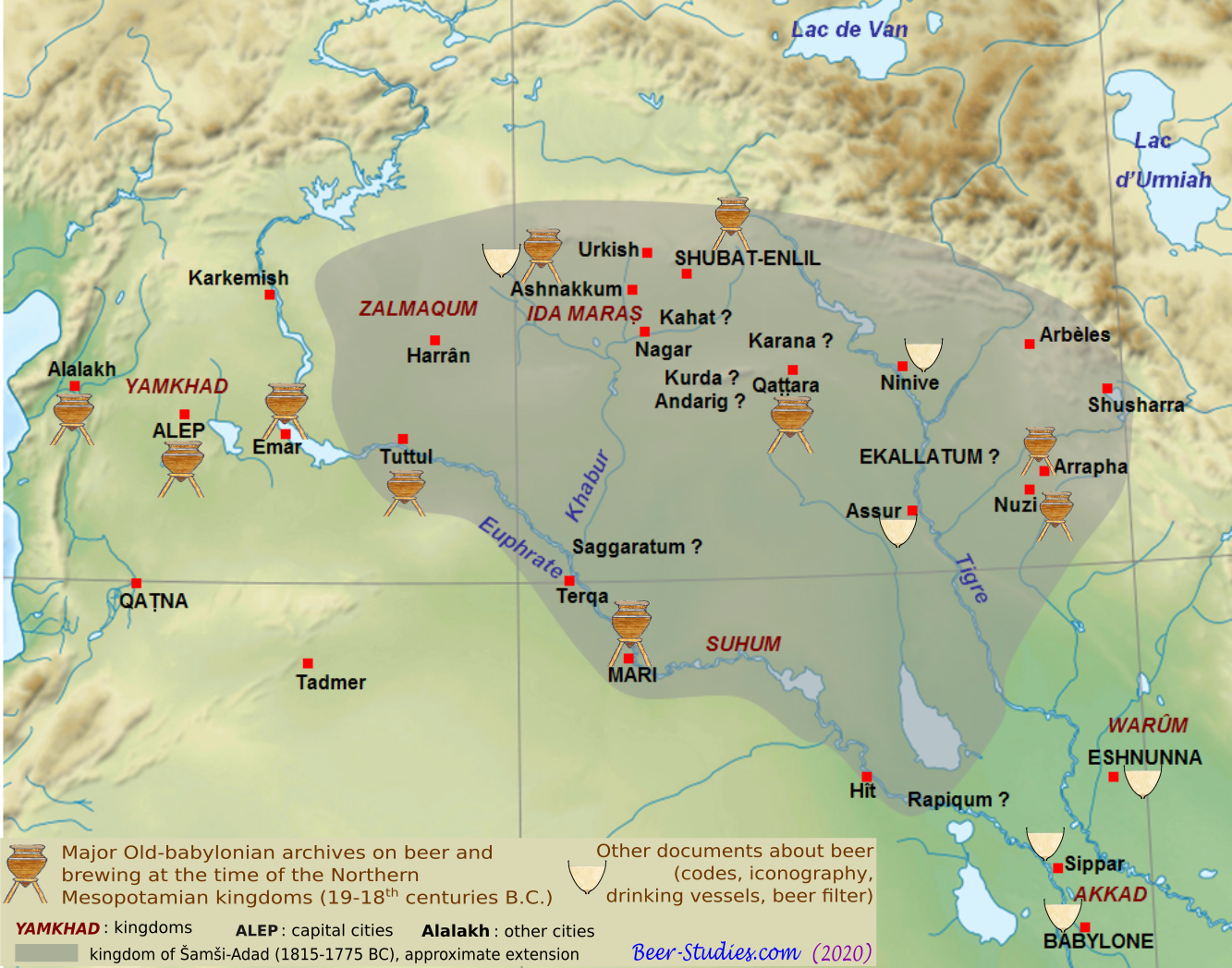 Archives on beer & brewing from the Northern-Mesopotamia kingdoms
