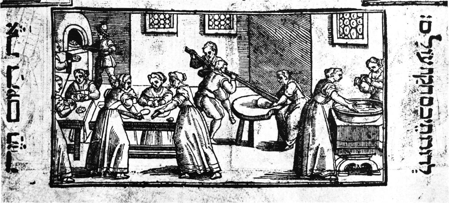 Judaisme. Hagada à Venise et confection des matsot. Imprimé en 1609.