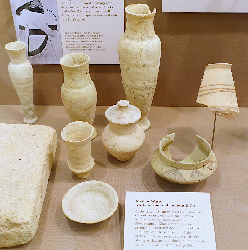 Khabur ware. Oriental Institute Museum, University of Chicago.