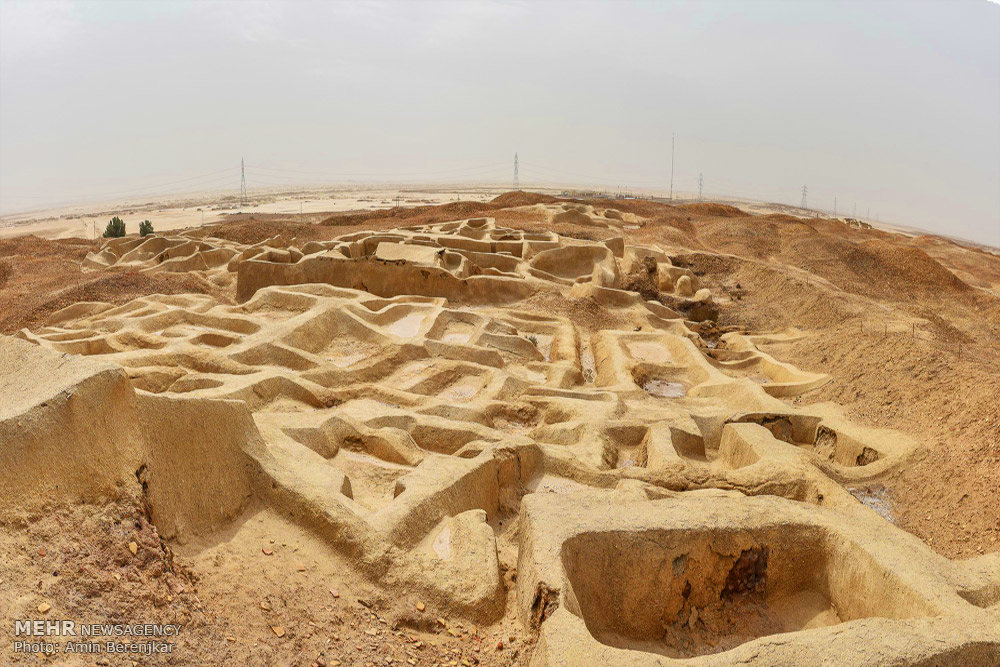 Shar-i-Shokta eastern excavated mound (Iran)